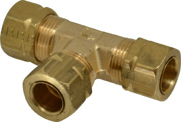 Parker 164CA-6 Compression Tube Union 9/16-24" Thread, Compression x Compression x Compression