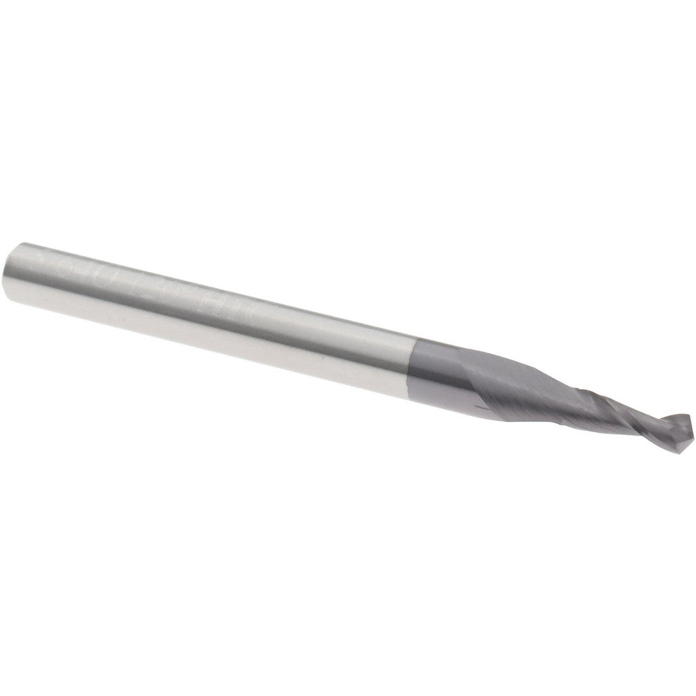 Harvey Tool 12905-C3 Drill Mill 1/4" LOC, 2 Flutes, 120 &deg Point, Solid Carbide