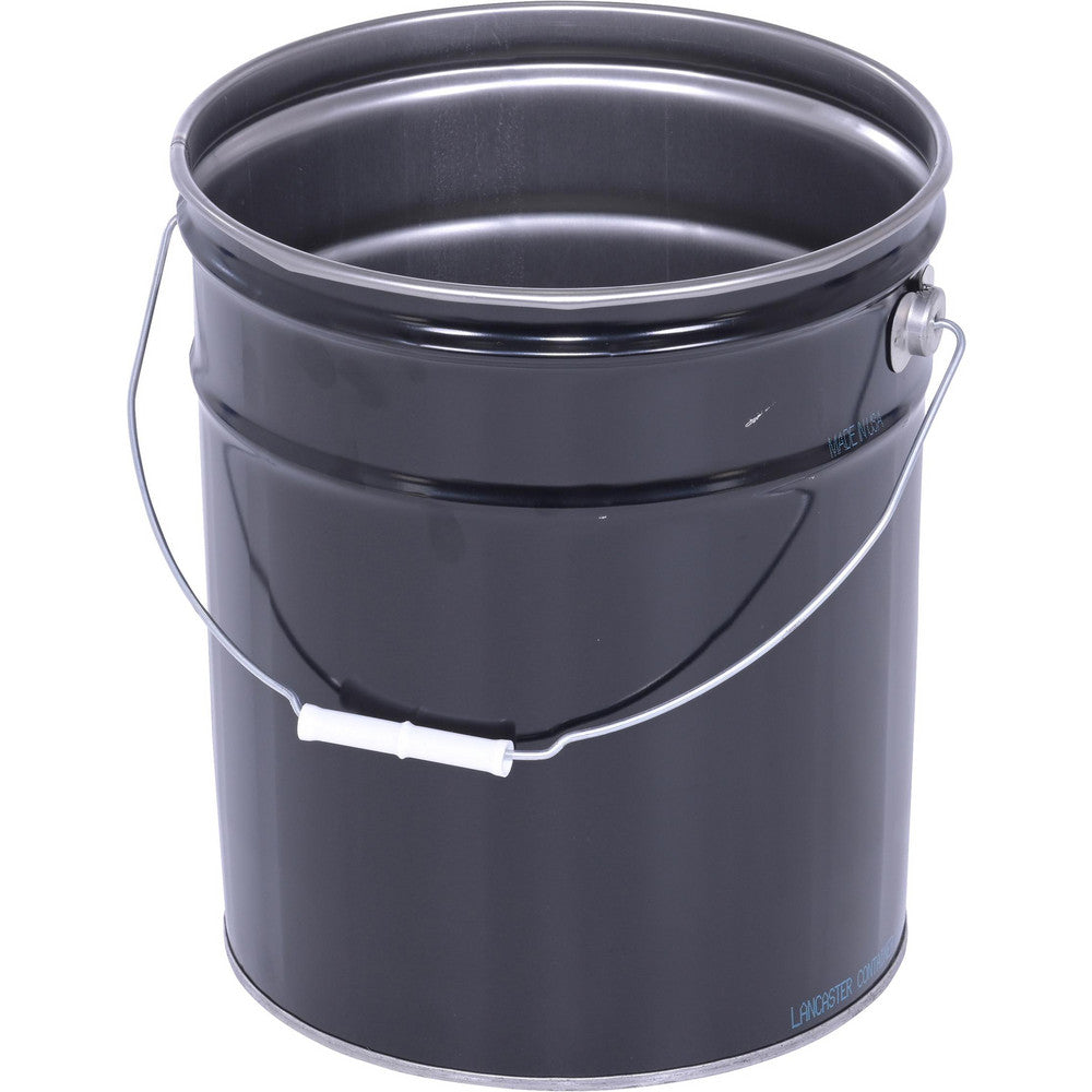 Vestil PAIL-STL-RI Pail Steel, 5 gal, 13-3/8" High, 11-7/8" Dia, with Handle