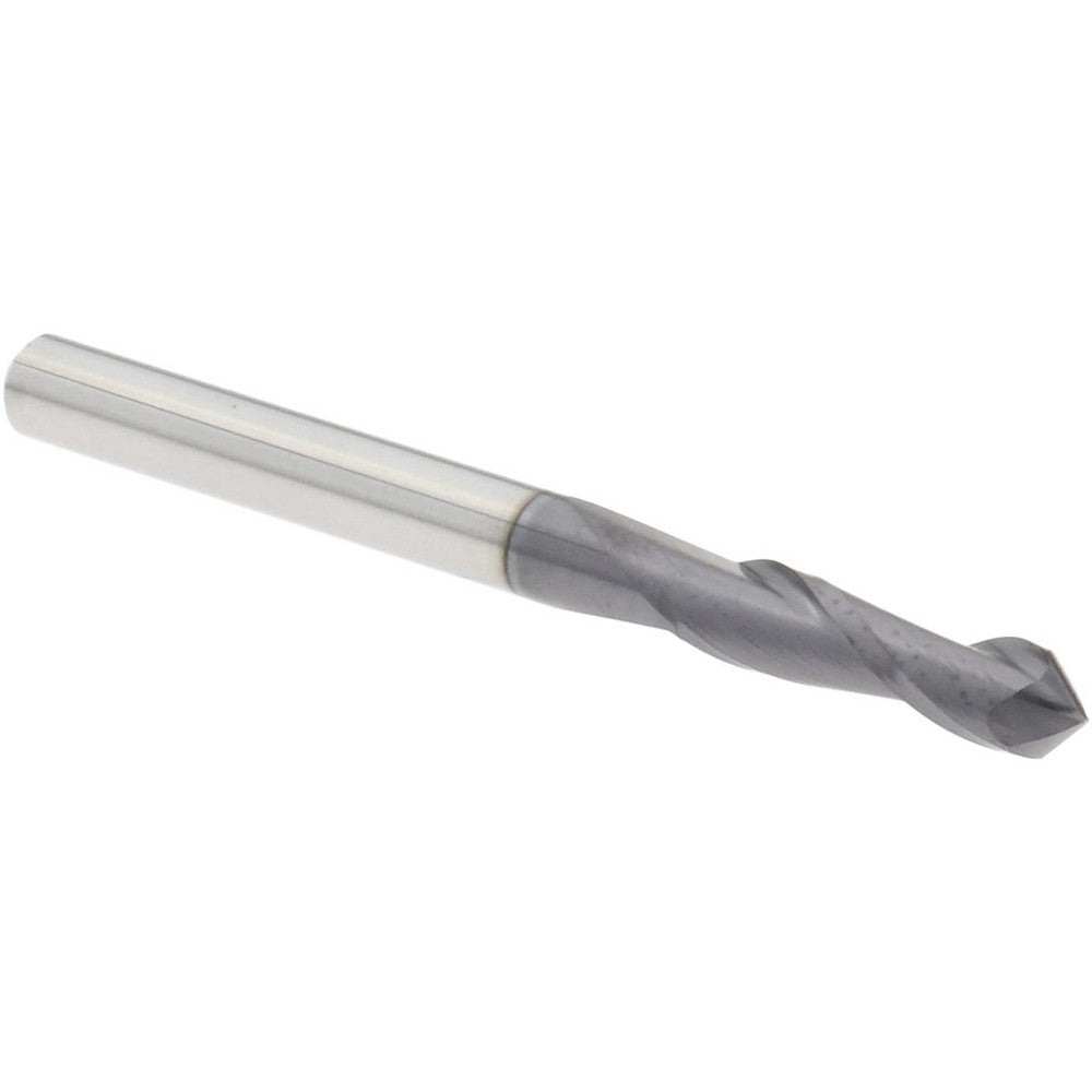 Harvey Tool 46508-C3 Drill Mill 1/8" Dia, 1/2" LOC, 2 Flutes, 90 &deg Point, Solid Carbide