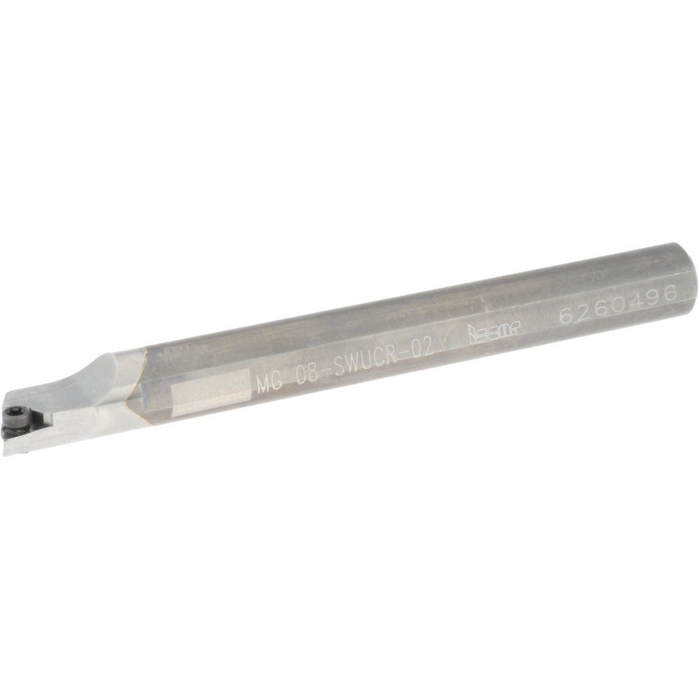 Iscar 3602008 Indexable Boring Bar MG 08-SWUCR-02, 8.80 mm Min Bore, Right Hand, 8.00 mm Shank Dia, 93 deg Lead, Solid Carbide