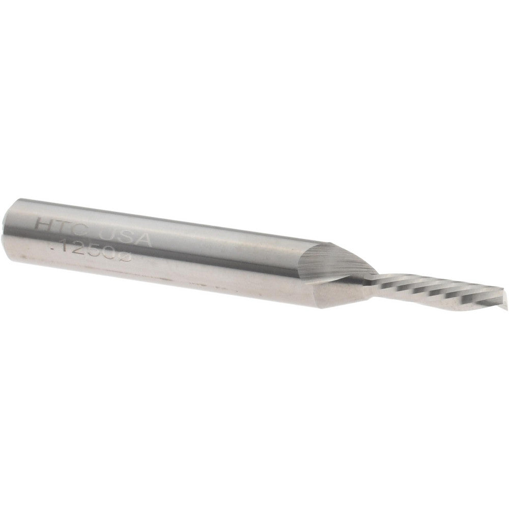 Harvey Tool 44908 Spiral Router Bit 1/8" Dia, 1/2" LOC, 1/4" Shank Dia, 1 Flute, Downcut