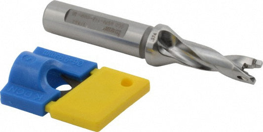 Iscar 3202442 Replaceable-Tip Drill 0.374 to 0.39" Dia, 1.19" Max Depth, 1/2" Flatted Shank