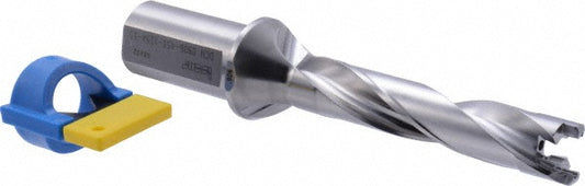 Iscar 3201742 Replaceable-Tip Drill 0.906 to 0.941" Dia, 4.53" Max Depth, 1-1/4" Weldon Flat Shank