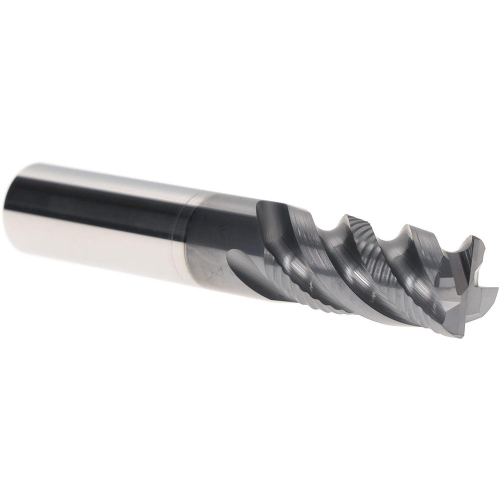 Iscar 5622110 Roughing & Finishing End Mill 1/2" Dia, 4 Flute, Corner Chamfer End, Solid Carbide