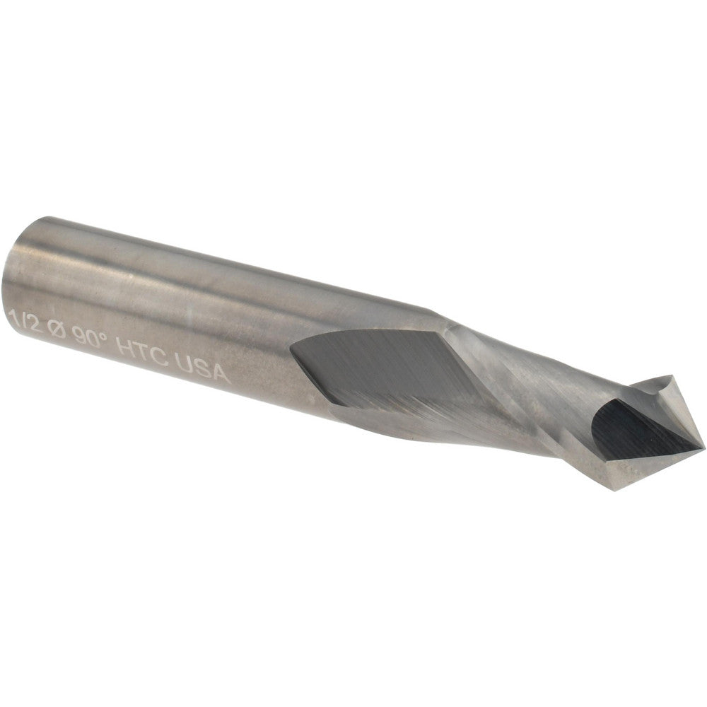 Harvey Tool 15332-2 Drill Mill 1/2" Dia, 1" LOC, 2 Flutes, 90 &deg Point, Solid Carbide