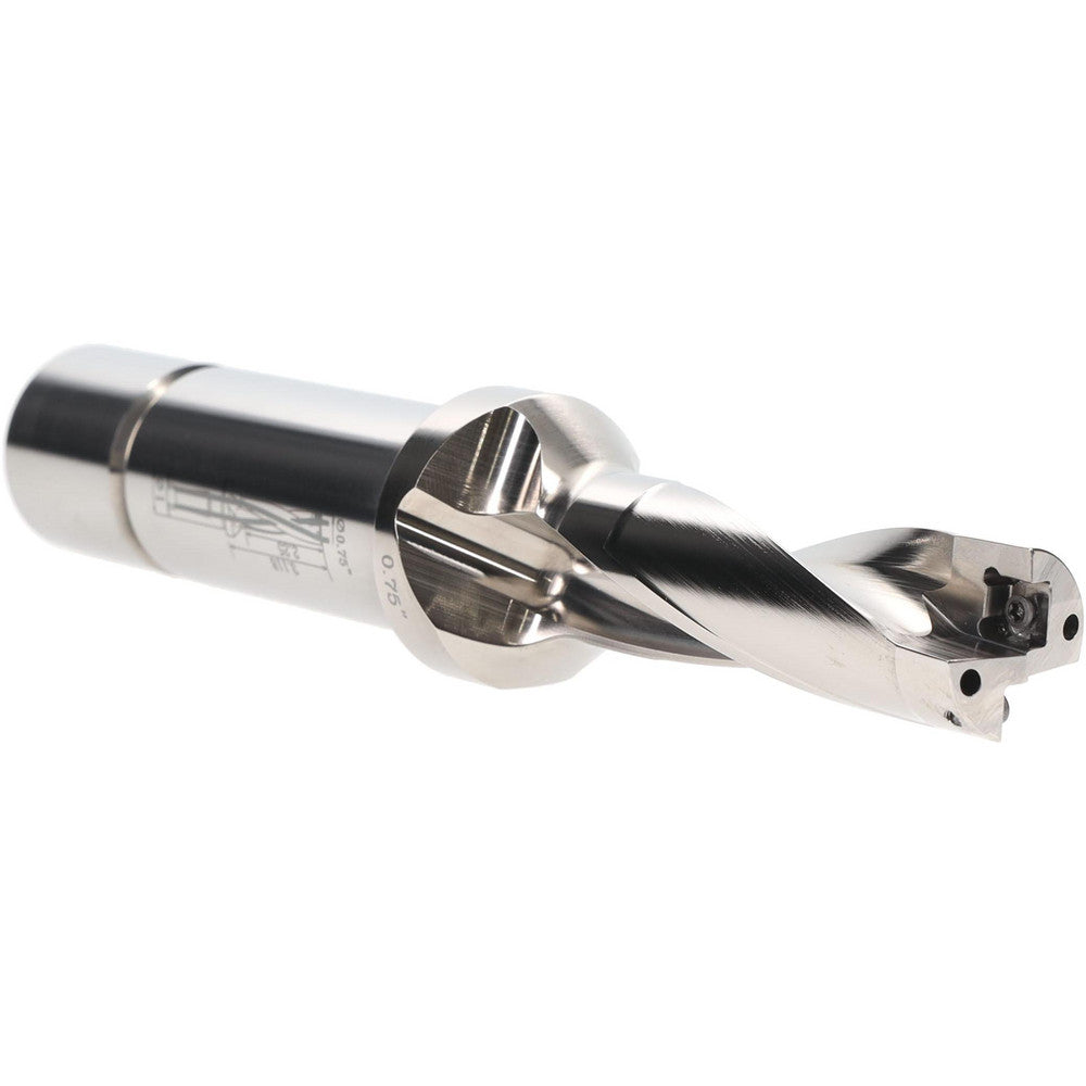 Iscar 3201364 Indexable Insert Drill DR0750-2250-100-06-3, 3/4" Max Dia, 2-1/4" Max Depth, 3xD, 1" Shank Dia