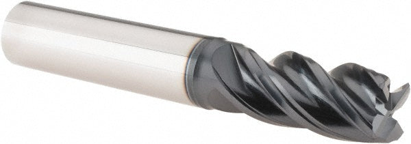 Iscar 5622438 Corner Chamfer End Mill 5/8" Dia, 1-1/4" LOC, 4 Flute, 0.0240" Chamfer Width, Solid Carbide