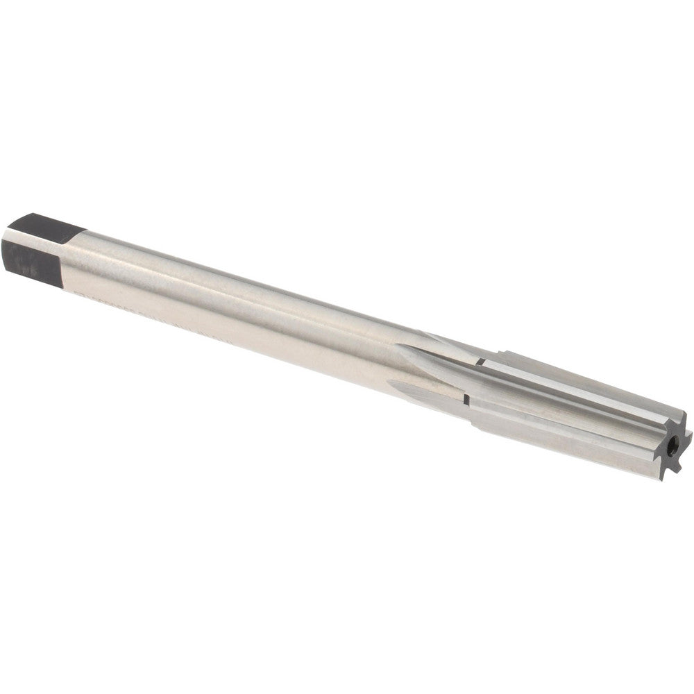 Emuge G0037165.5763 Taper Pipe Reamers Pipe Size (Inch) 1/16 0.0625 in Pipe Size (Decimal Inch) 0.0625 Pipe Size 0.0625 in Small End Diameter 0.2343 in Small End Diameter (Decimal Inch) 0.2343 0.2343 in Flute Length 0.6693 in 17.0 mm Overall Length 2.7559 in