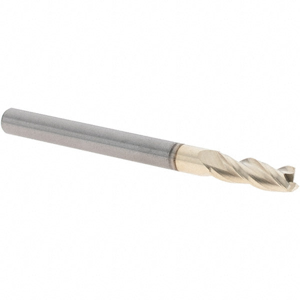 Data Flute Cnc 32300-86-D Square End Mill 1/8" Dia, 3/8" LOC, 3 Flute, Solid Carbide