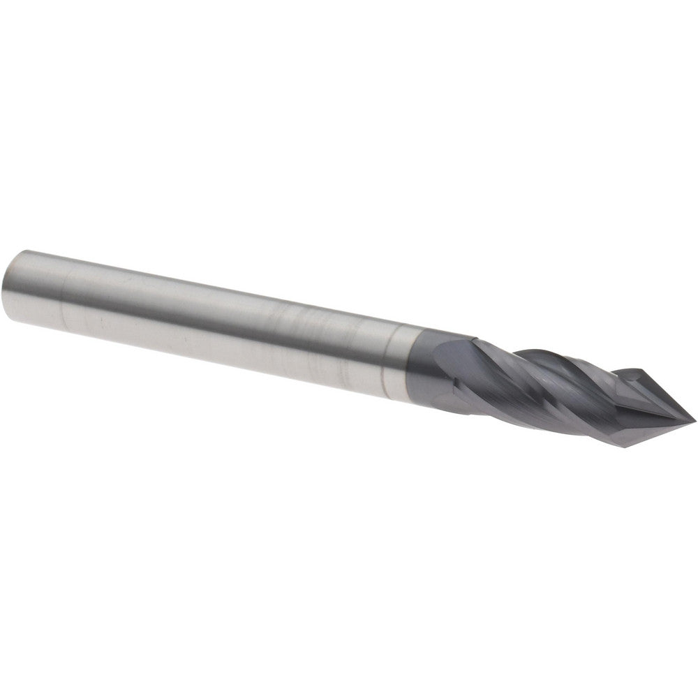 Harvey Tool 15416-C3 Drill Mill 1/4" Dia, 3/4" LOC, 4 Flutes, 60 &deg Point, Solid Carbide