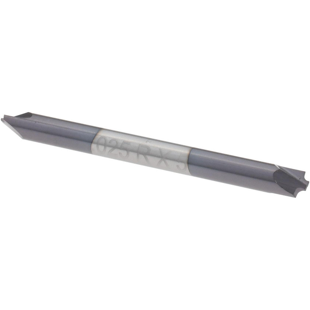 Harvey Tool 17025-C3 Corner Rounding End Mill 0.02 mm Radius, 1/8" Dia, 2 Flutes, Solid Carbide
