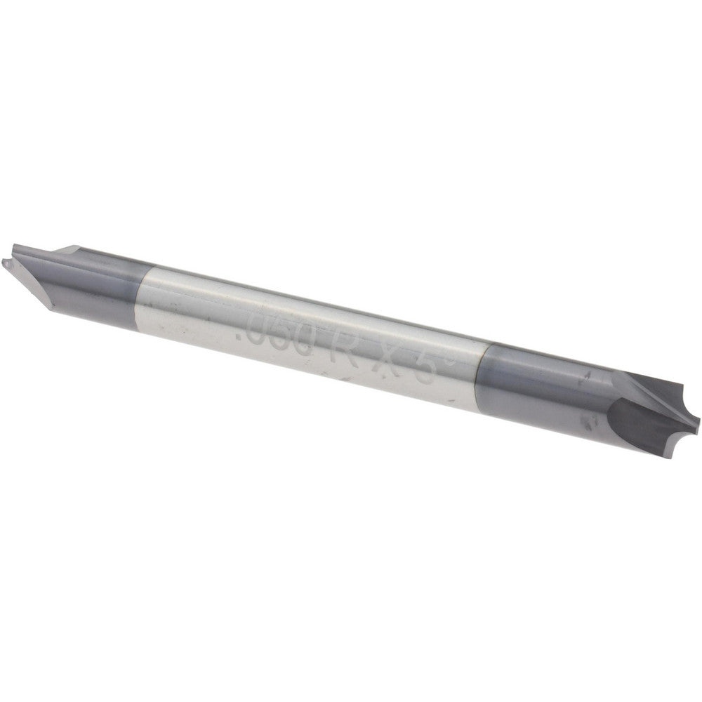 Harvey Tool 17050-C3 Corner Rounding End Mill 0.05 mm Radius, 3/16" Dia, 2 Flutes, Solid Carbide