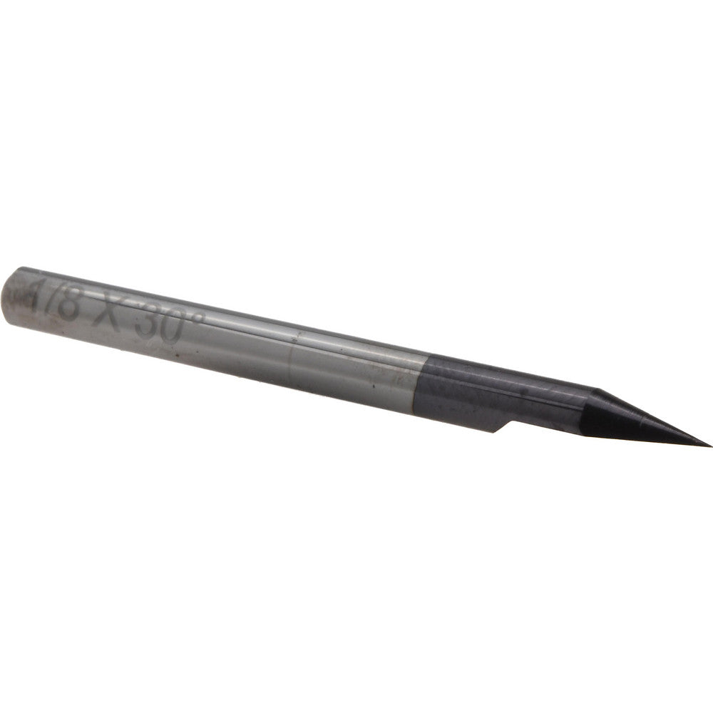 Harvey Tool 25010-C3 Engraving Cutter 30 &deg, 1/8" Dia, Pointed, Solid Carbide