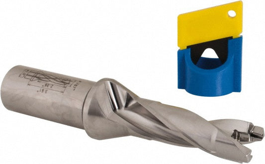 Iscar 3202811 Replaceable-Tip Drill 0.787 to 0.823" Dia, 2.36" Max Depth, 1" Straight-Cylindrical Shank