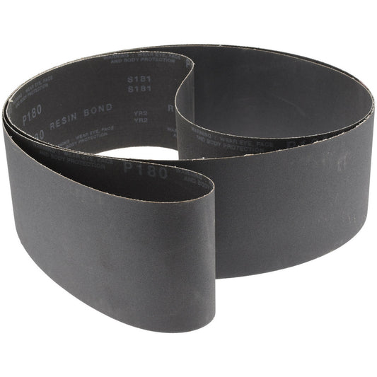 Global Abrasive 801034-49513 Abrasive Belt 4" Wide, 106" Long, 180 Grit, Silicon Carbide