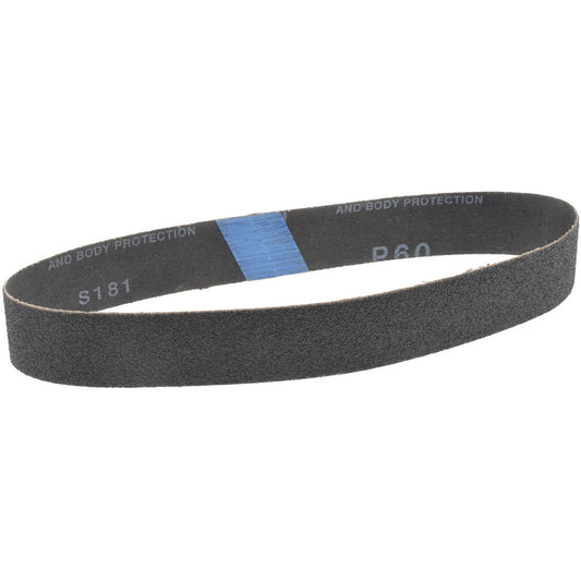 GLOBAL ABRASIVE 801034-48452 Abrasive Belt 1-1/8" Wide, 21" Long, 60 Grit, Silicon Carbide