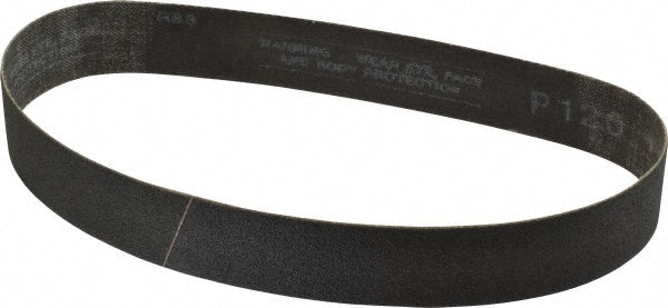 GLOBAL ABRASIVE 801034-48455 Abrasive Belt 1-1/8" Wide, 21" Long, 120 Grit, Silicon Carbide