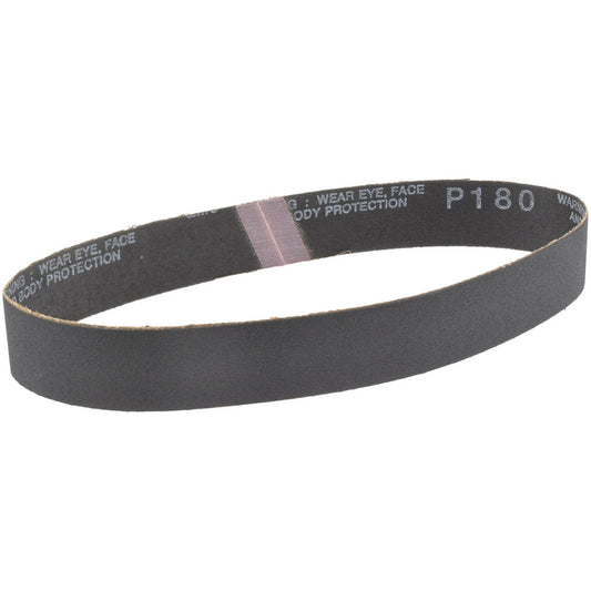 Global Abrasive 801034-48457 Abrasive Belt 1-1/8" Wide, 21" Long, 180 Grit, Silicon Carbide