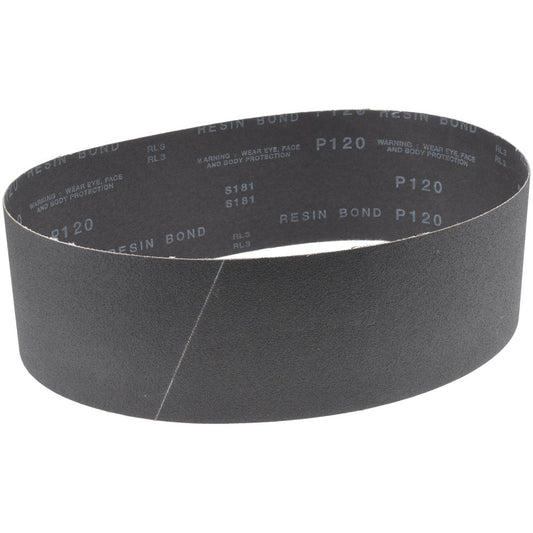 GLOBAL ABRASIVE 801034-49319 Abrasive Belt 4" Wide, 36" Long, 120 Grit, Silicon Carbide