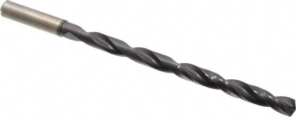 Guhring 9055250111100 Extra Length Drill Bit 7/16" Dia, 140 &deg Point, Solid Carbide