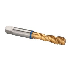 Guhring 9039100095250 Spiral Flute Tap 3/8-16, UNC, 3 Flute, Modified Bottoming, 2B Class of Fit, Powdered Metal, TiN Finish