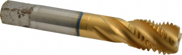 Guhring 9039100190500 Spiral Flute Tap 3/4-10, UNC, 4 Flute, Modified Bottoming, 2B Class of Fit, Powdered Metal, TiN Finish