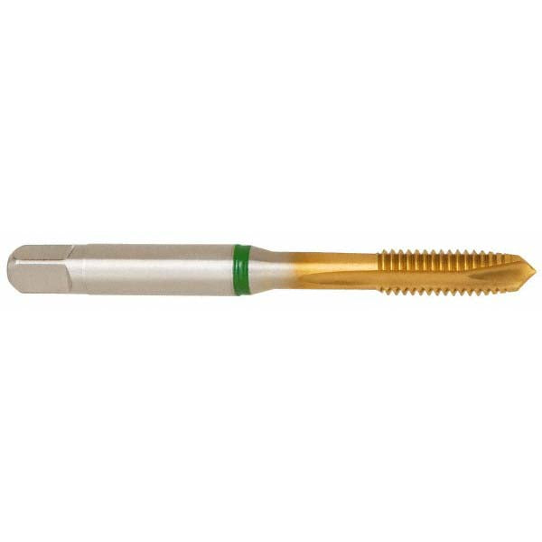 Guhring 9039150060000 Spiral Point Tap M6 x 1, Metric Coarse, 3 Flutes, Plug, 6H, Cobalt, TiN Finish
