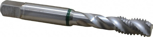 Guhring 9039180080000 Spiral Flute Tap M8 x 1.25, Metric Coarse, 3 Flute, Modified Bottoming, 6H Class of Fit, Cobalt, Bright/Uncoated