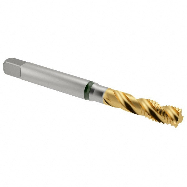 Guhring 9039220063500 Spiral Flute Tap 1/4-20, UNC, 3 Flute, Modified Bottoming, 2B Class of Fit, Cobalt, TiN Finish