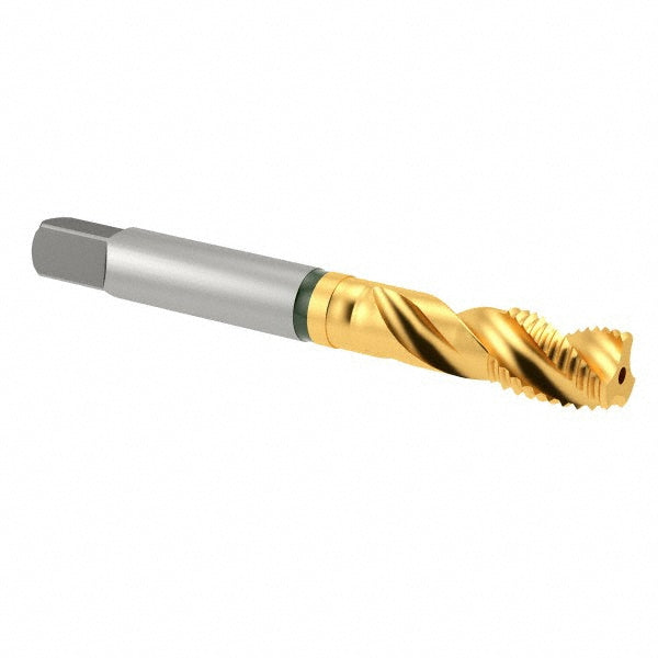 Guhring 9039220127000 Spiral Flute Tap 1/2-13, UNC, 3 Flute, Modified Bottoming, 2B Class of Fit, Cobalt, TiN Finish