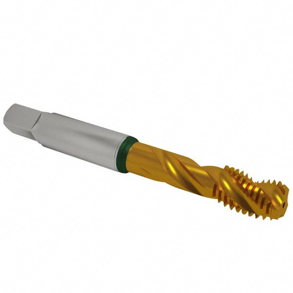 Guhring 9039220158750 Spiral Flute Tap 5/8-11, UNC, 4 Flute, Modified Bottoming, 2B Class of Fit, Cobalt, TiN Finish