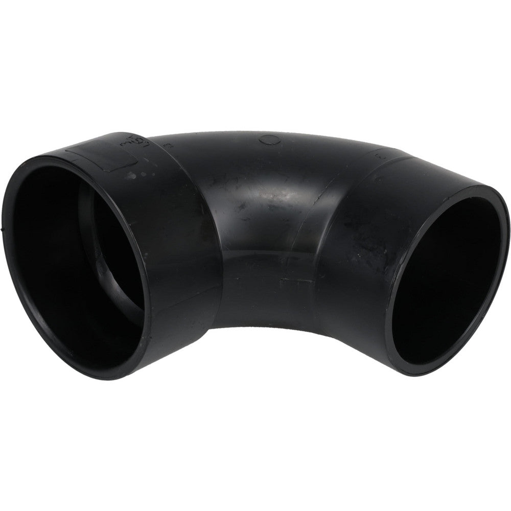 NIBCO I058200 Drain, Waste & Vent 90 deg Street Elbow 3" Fitting, Spig x Hub, Acrylonitrile Butadiene Styrene