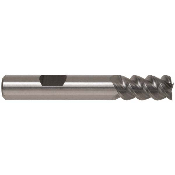 Accupro ED99921207 Square End Mill 1/2'' Dia, 1-1/4'' LOC, 1/2'' Shank Dia, 3-1/4'' OAL, 3 Flutes, Powdered Metal