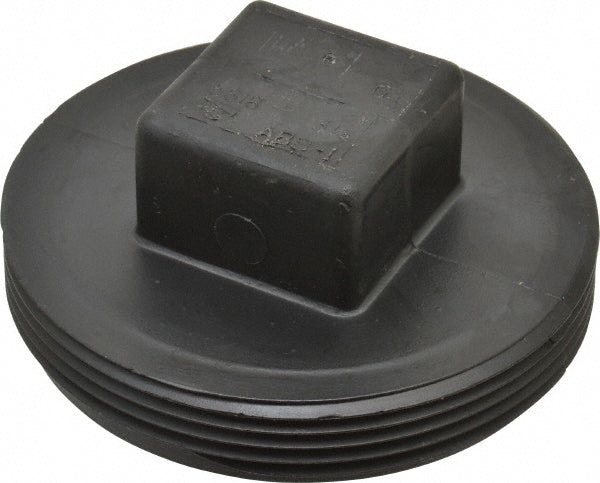 NIBCO I177370P Drain, Waste & Vent Plug 3-1/2" Fitting, MIPT, Acrylonitrile Butadiene Styrene