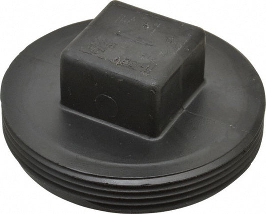 NIBCO I177370P Drain, Waste & Vent Plug 3-1/2" Fitting, MIPT, Acrylonitrile Butadiene Styrene