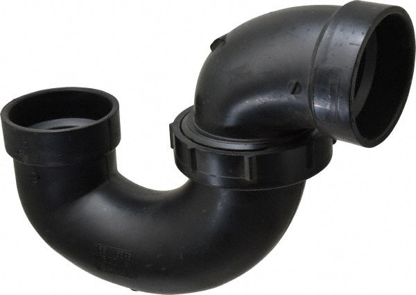 NIBCO I006150 Drain, Waste & Vent P-Trap with Union 2" Fitting, Hub x Hub, Acrylonitrile Butadiene Styrene