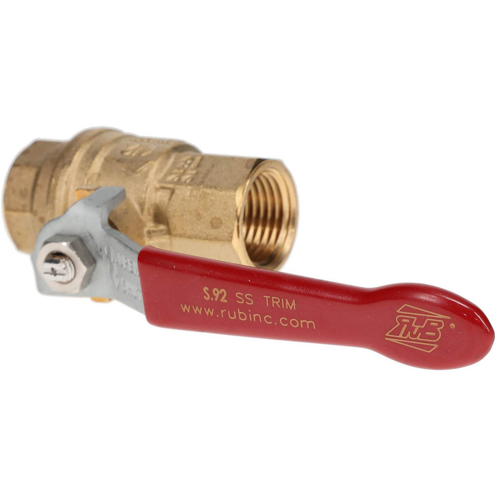 Value Collection S92D48R 1-Way Manual Ball Valve 1/2" Pipe, Full Port