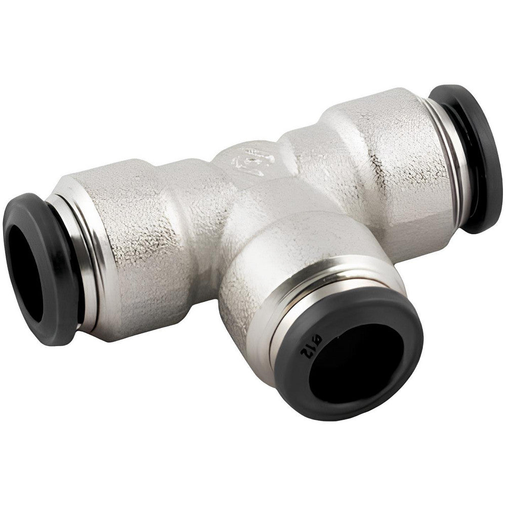 Aignep USA 50230N-10 Push-to-Connect Tube x Tube Fitting Union Tee, 10.00 mm OD