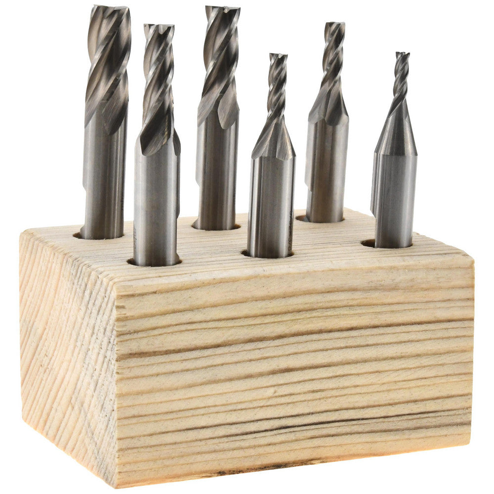Value Collection 320-2116 End Mill Set 4 Flute, Square End