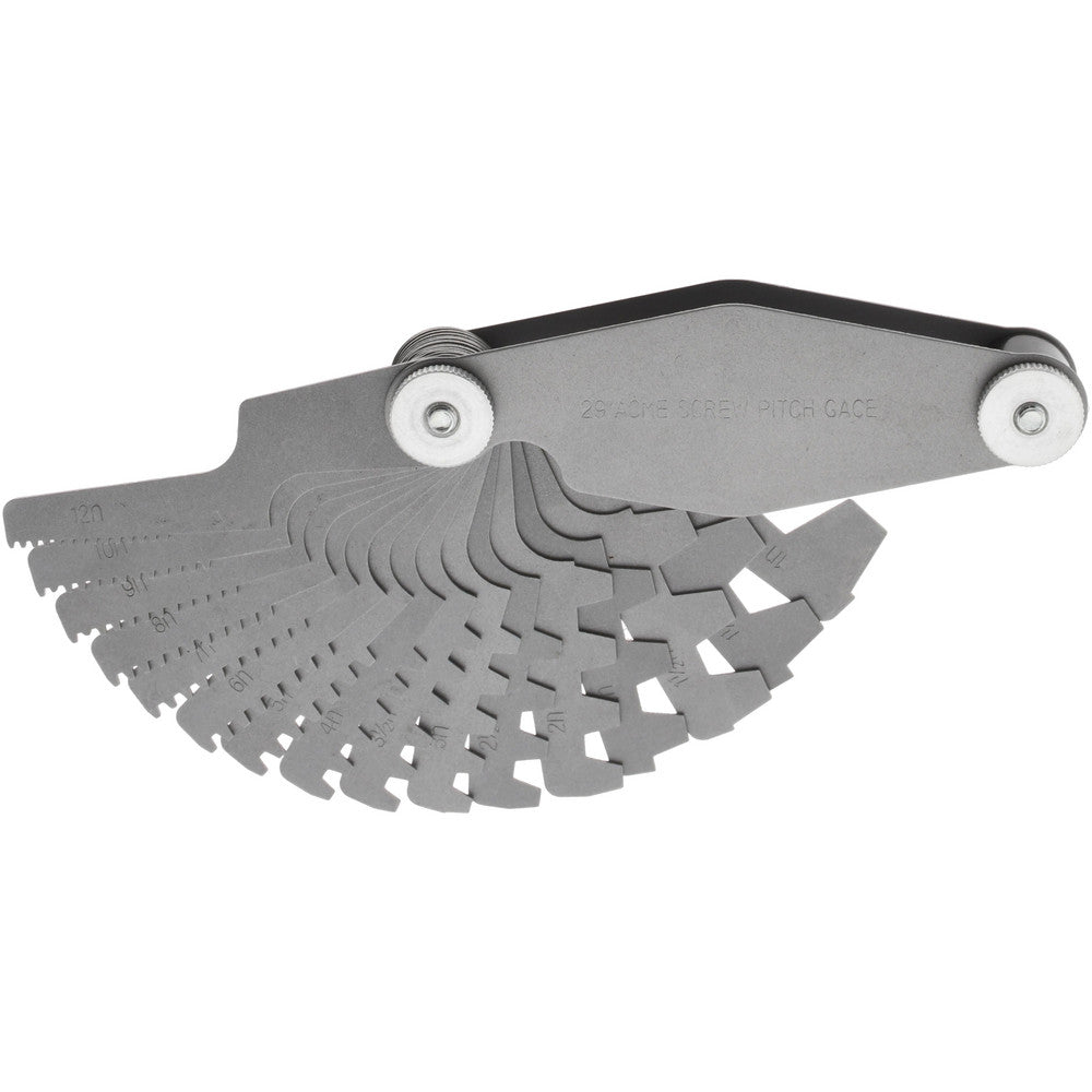 Value Collection 615-6326 16 Leaf, 1 to 12 TPI Range, Screw Pitch Gage