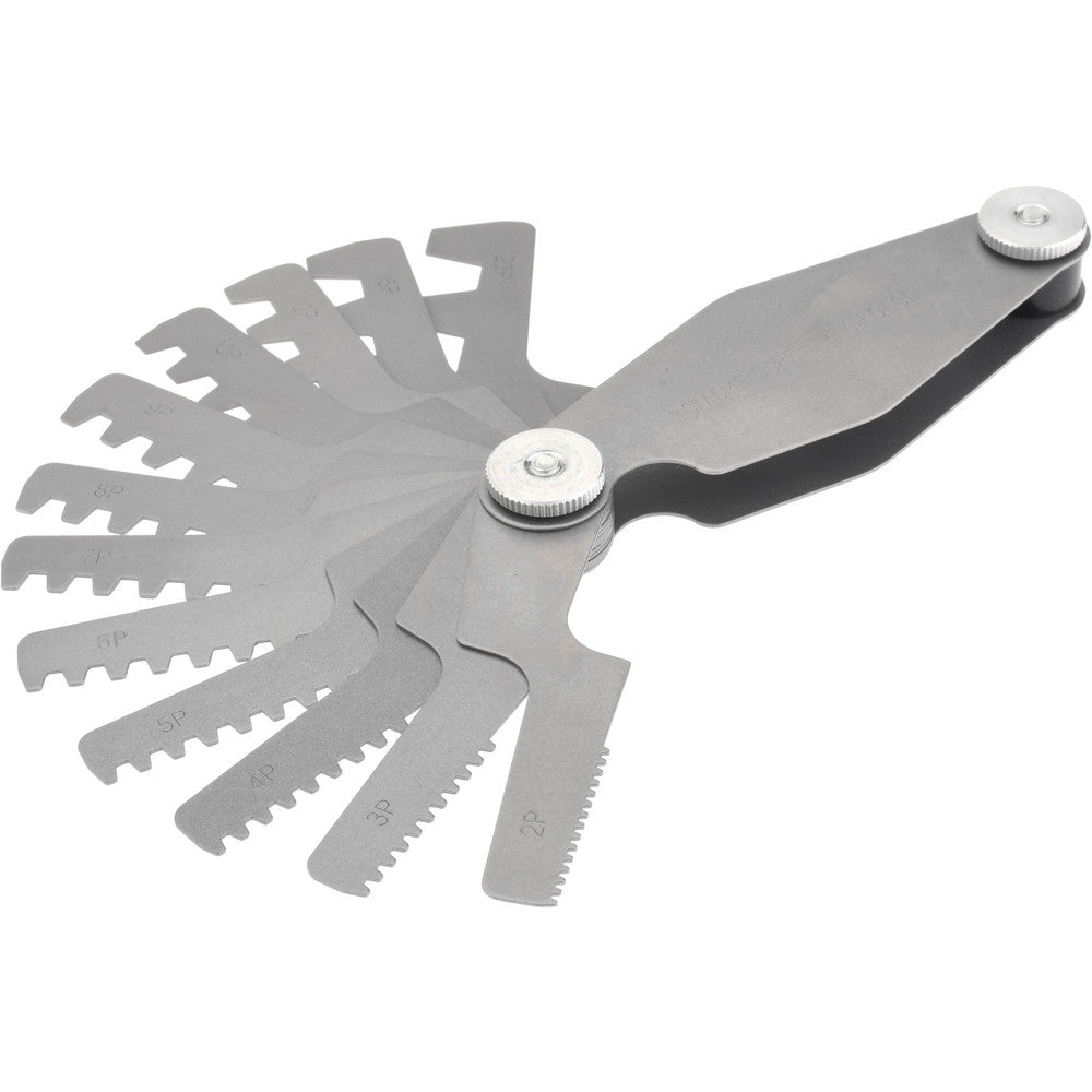 Value Collection 615-6327 12 Leaf, 2 to 20mm Pitch Range, Screw Pitch Gage