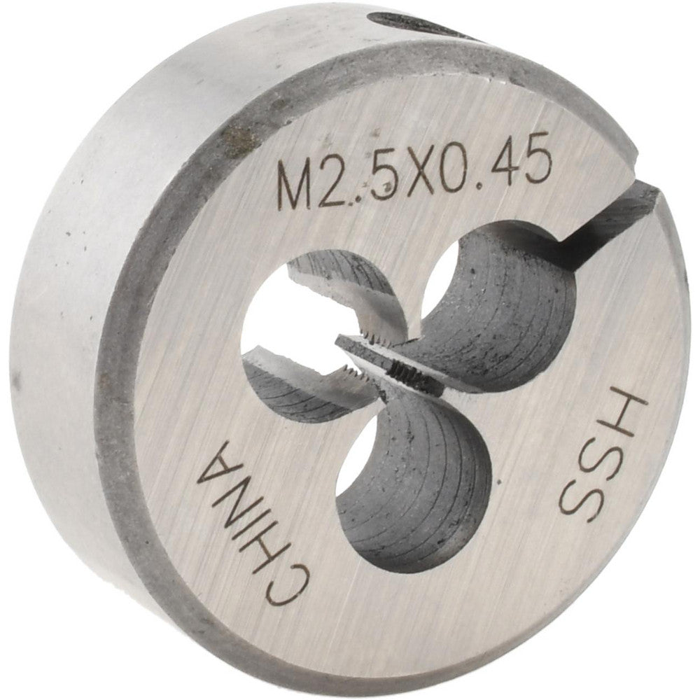 Value Collection 314-1616 Round Die M2.5x0.45, 1" OD, High Speed Steel
