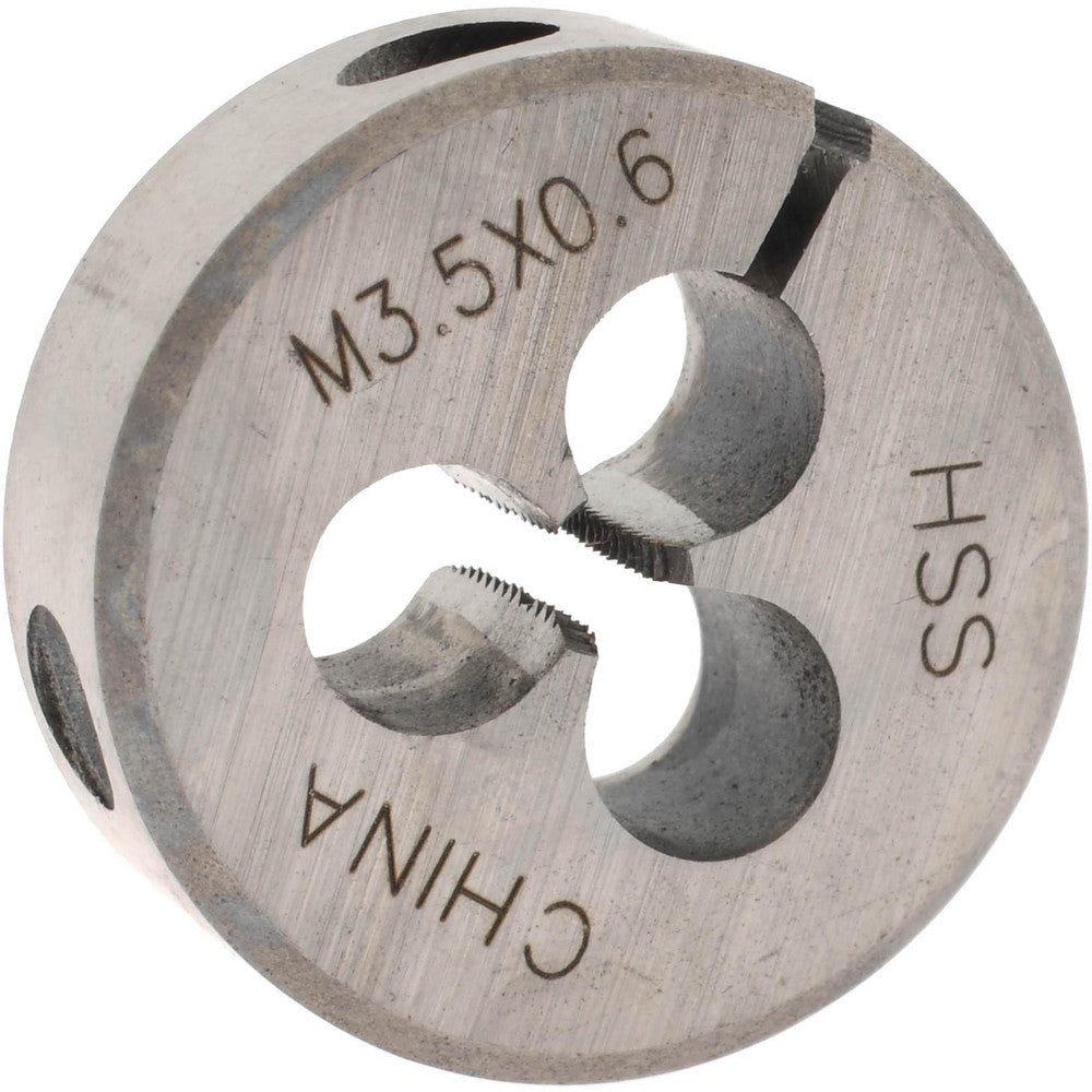 Value Collection 314-1624 Round Die M3.5x0.6, 1" OD, High Speed Steel