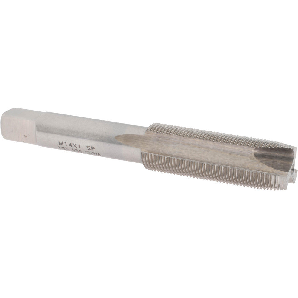 Value Collection JY63326763 Spiral Point Tap M14x1.00 Metric Fine, 3 Flutes, Plug, High Speed Steel, Bright Finish
