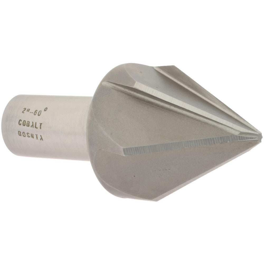 Value Collection SC2160200 Countersink 2" Head Dia, 60.00 deg Included Angle, 6 Flute, Cobalt Steel, Right Hand Cut