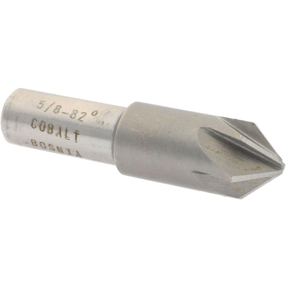 Value Collection SC2182040 Countersink 5/8" Head Dia, 82.00 deg Included Angle, 6 Flute, Cobalt Steel, Right Hand Cut