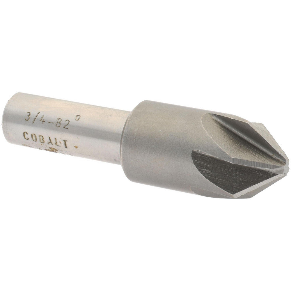 Value Collection SC2182048 Countersink 3/4" Head Dia, 82.00 deg Included Angle, 6 Flute, Cobalt Steel, Right Hand Cut