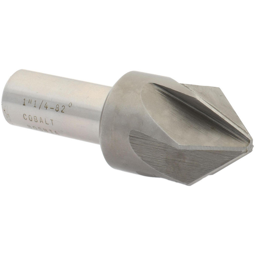 Value Collection SC2182116 Countersink 1-1/4" Head Dia, 82.00 deg Included Angle, 6 Flute, Cobalt Steel, Right Hand Cut