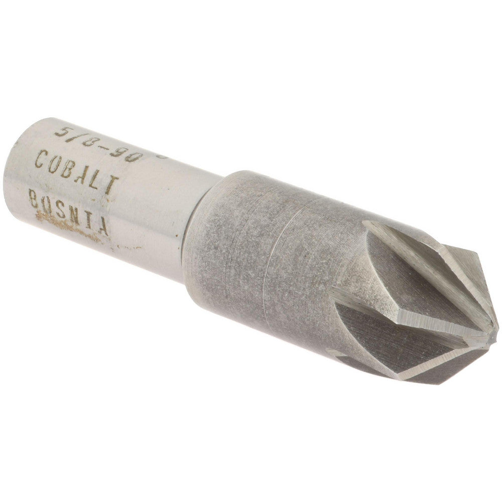 Value Collection SC2190040 Countersink 5/8" Head Dia, 90.00 deg Included Angle, 6 Flute, Cobalt Steel, Right Hand Cut